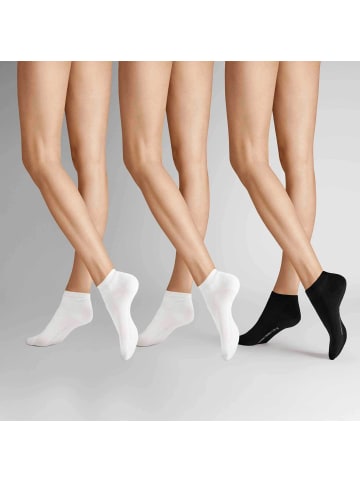 Hudson Sneakersocken Easy³ 3-Pack in Set white