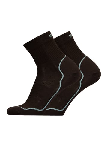 UphillSport Laufsocken 2er Pack in black/l.grey