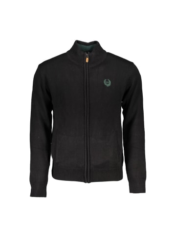 GianMarco Venturi Schwarz Baumwolle Herren Strickjacke