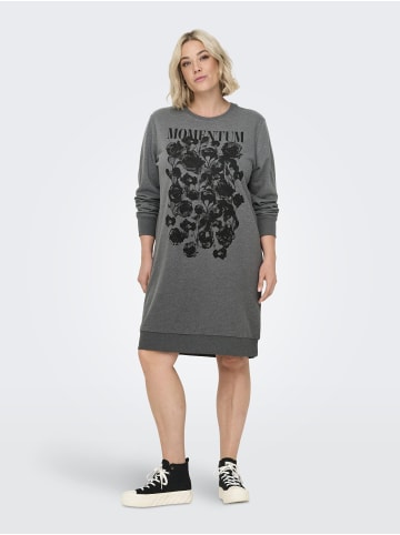 ONLY Carmakoma Sweatshirt-Kleid in Magnet