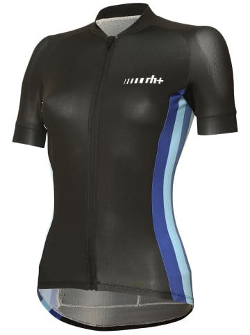 rh+ Radtrikot Rainbow W Jersey in black-rainbow blue