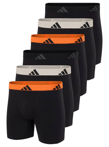 Adidas Sportswear Long Short / Pant Active Flex Cotton in Schwarz / orange