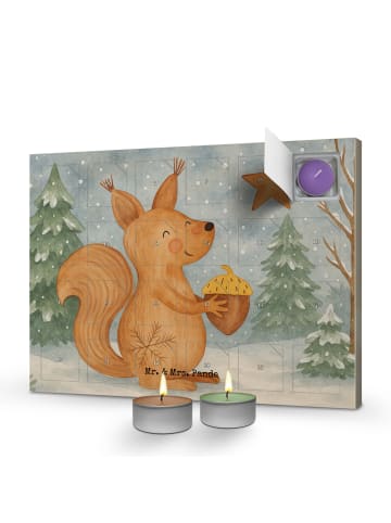 Mr. & Mrs. Panda adventskalender mit kerzen Eichhörnchen Weihnac... in Weiß