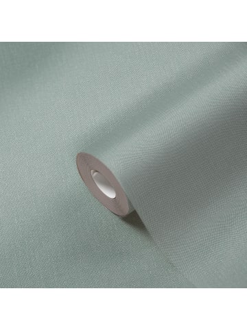 A.S. Création Tapete Fine Weave in Schilfgrün