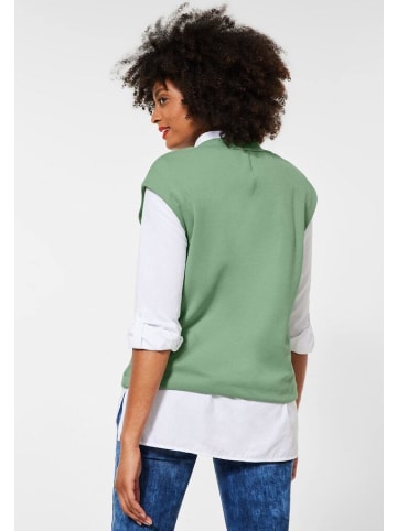 Street One Sweatshirt in washed olive