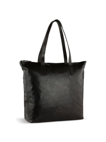 KLONDIKE 1896 Mountain Shopper Tasche Leder 31 cm in dunkelbraun