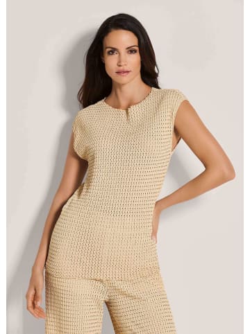 MADELEINE Sommerliches Oberteil mit Charme in kiesel