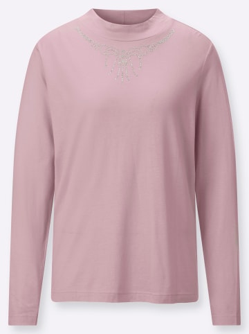 WITT WEIDEN Stehkragen-Shirt in rosé