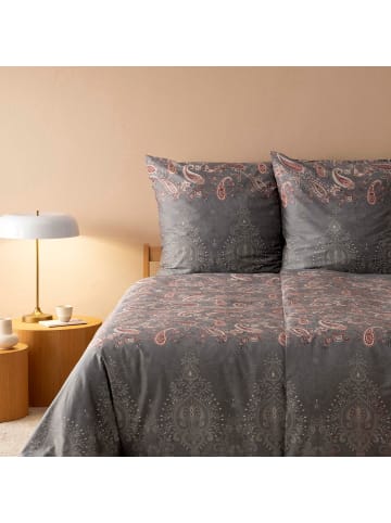 Bassetti Fein Satin Kissenbezug Monnalisa in grau