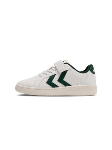 Hummel Klettverschluss Sneaker Derby Court Kinder in DARK GREEN