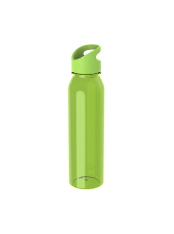 elasto Trinkflasche Active "Wave" in transparent-lime/lime - 650 ml