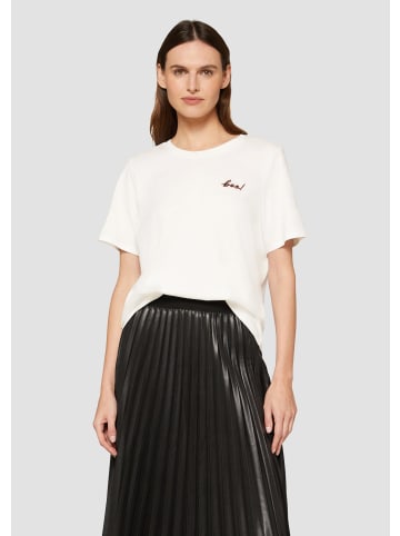 s.Oliver T-Shirt in 02D1_creme