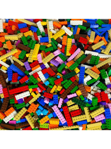 LEGO Hochsteine Bunt Gemischt ca. 1000x Teile - ab 3 Jahren in multicolored