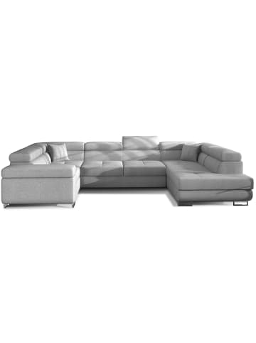MF Design Lavin Recamiere Rechts in Grau -  (L) 340 x (B) 340 x (H) 90 cm