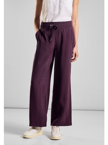 Street One Wide Leg Hose in Violett