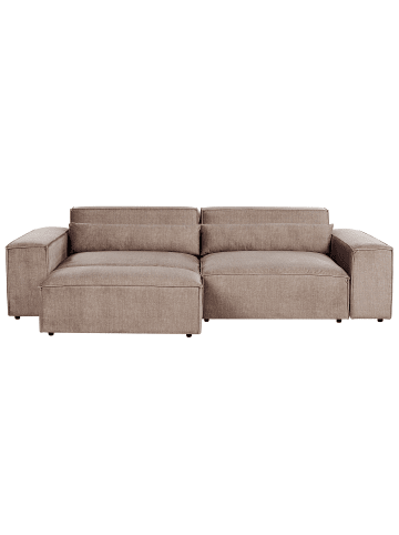 Beliani 4-tlg Modulsofa HELLNAR in Braun