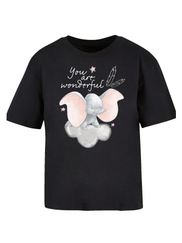 F4NT4STIC Ladies Everyday Tee Disney Dumbo You Are Wonderful in schwarz