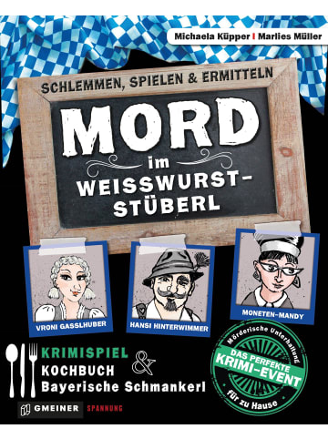 Gmeiner-Verlag Mord im Weißwurststüberl | schlemmen, spielen & ermitteln