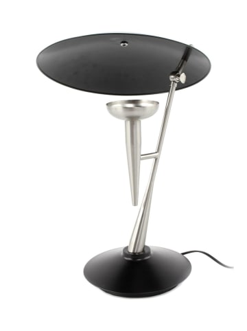 Kayoom Tischlampe Flyer 125 in silber - schwarz