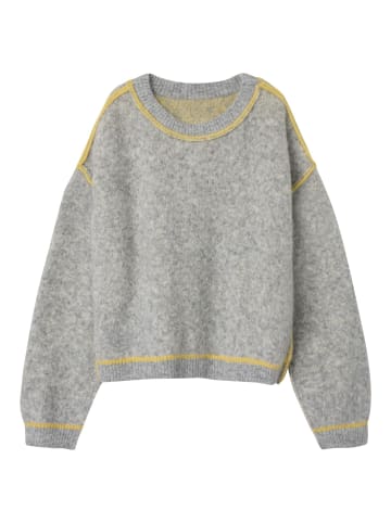 name it Strickpullover in Light Grey Melange