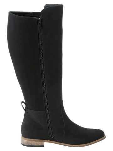 sheego Weitschaftstiefel in schwarz