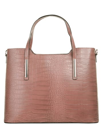 Cluty Handtasche echt Leder in alt-rosa