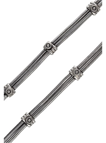 gaya Damen Fußkettchen in Silber Mehrfarbig