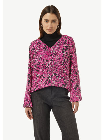 comma CI Bluse langarm in Pink