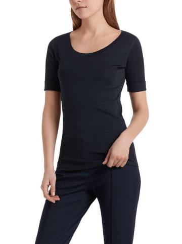 MARC CAIN Hochwertiges Basic-Shirt in Blau