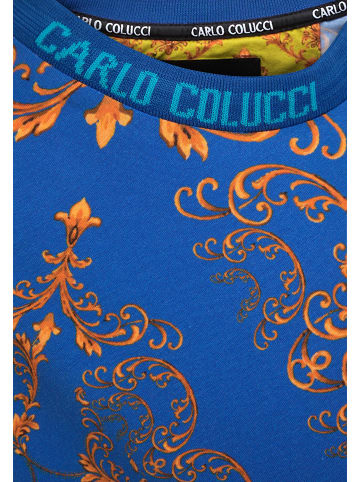 Carlo Colucci T-Shirt Ciresa in Blau