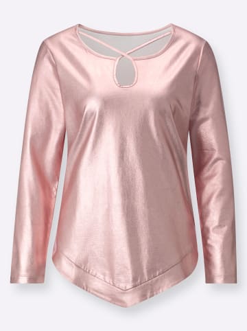 Sieh an! Longshirt in hortensie