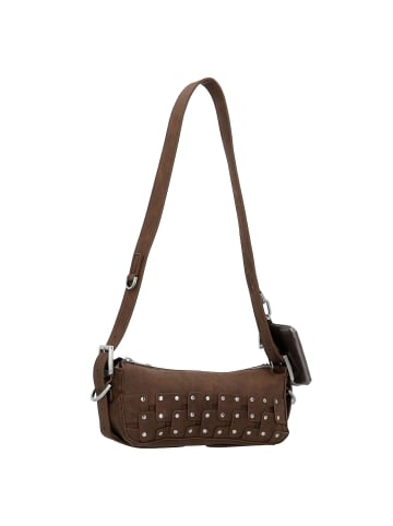 Desigual New Patch Schultertasche 31 cm in braun