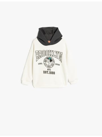 KOTON Sweatshirt in Ekru