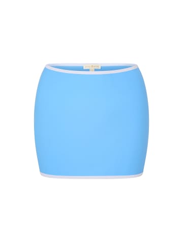 Moda Minx Minirock Contrast Binding in Powder Blue