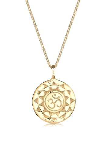 Elli Halskette 925 Sterling Silber Om in Gold