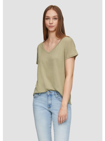 QS T-Shirt in 7282_helles olivgrün