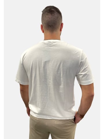 Only&Sons T-Shirt 2er-Set locker geschnitten Rundhals Kurzarm in Weiß-Rot