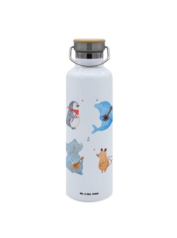 Mr. & Mrs. Panda Isolierte Trinkflasche Big Einheit ohne Spruch in Weiß