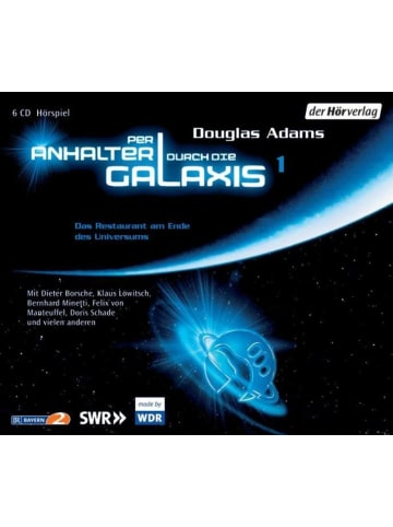 DHV Der Hörverlag Per Anhalter durch die Galaxis 1. 6 CDs | Das Restaurant am Ende des Universums