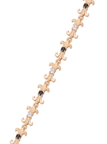 faina Women Crystal-Studded Bracelet in Rose Gold