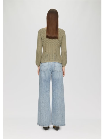 QS Strickpullover in 7854_tannengrün