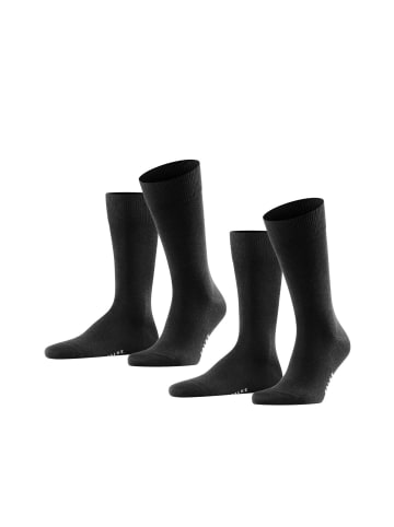 Falke Socken 2er Pack in Schwarz