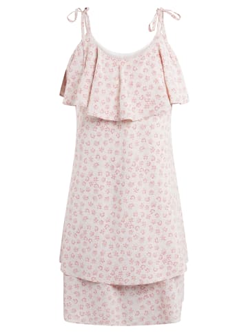 myMo Damen Kleid Mit Volant in Rosa
