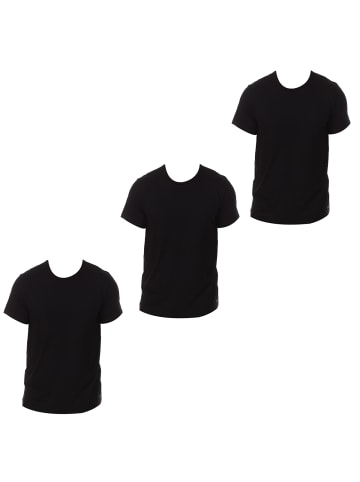 CALVIN KLEIN UNDERWEAR 3er-Set: Unterhemd in Black