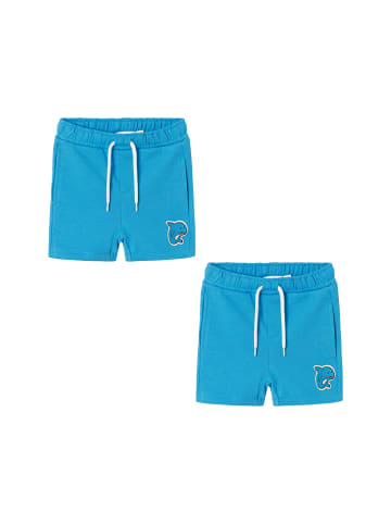 name it Shorts 2er-Set Relaxed Fit Baumwolle Hose in Blau-2