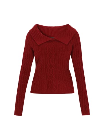 faina Women Sweater in burgundy