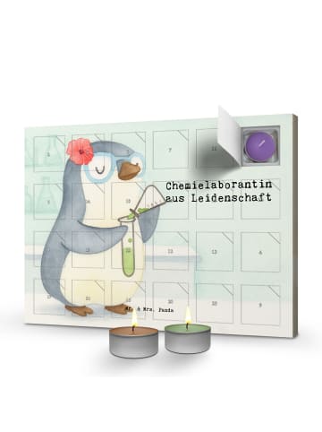 Mr. & Mrs. Panda adventskalender kerzen Chemielaborantin Leidens... in Weiß