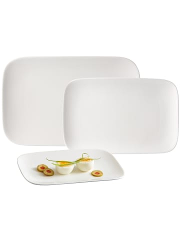 Ritzenhoff & Breker 3er Set Servierplatten-Set Arena in weiß