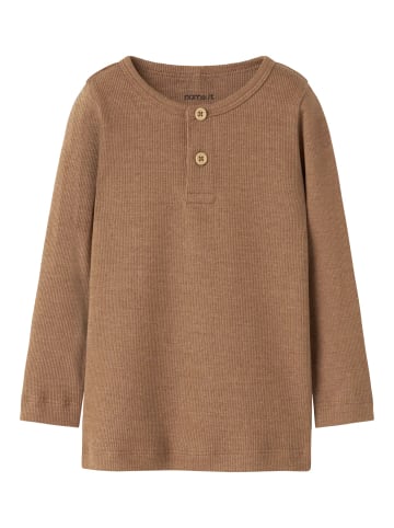 name it Langarmshirt in toasted coconut