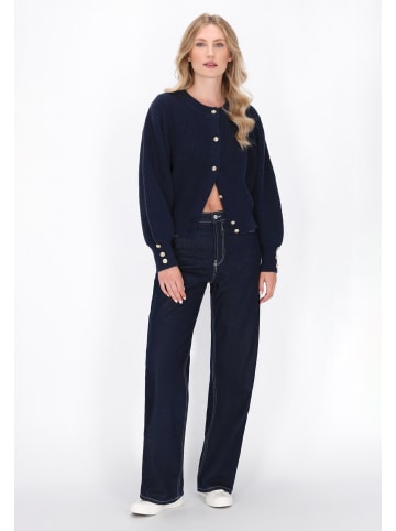 DreiMaster Maritim Women Cardigan in navy